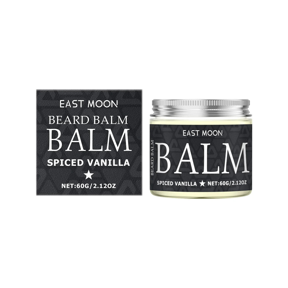 East Moon Vanilla Beard Balm 60g | Nourishing Hold & Growth Wax