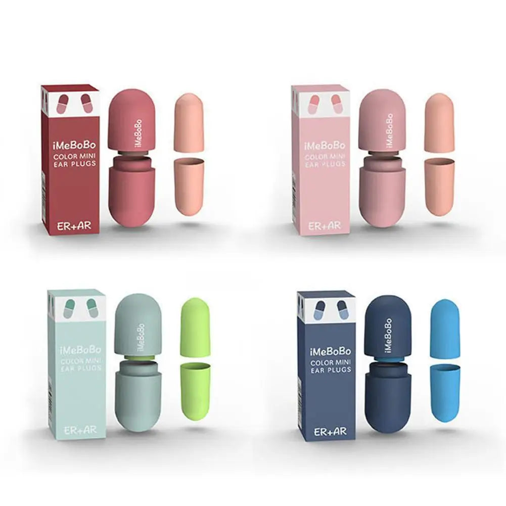 Sleeping Capsule Sponge Earplugs – Soundproof Noise Reduction