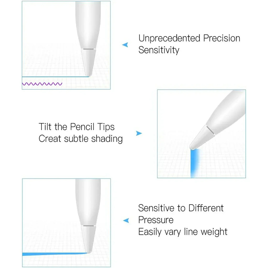 Magnetic Replacement Caps for Apple Pencil – iPad Pro Stylus