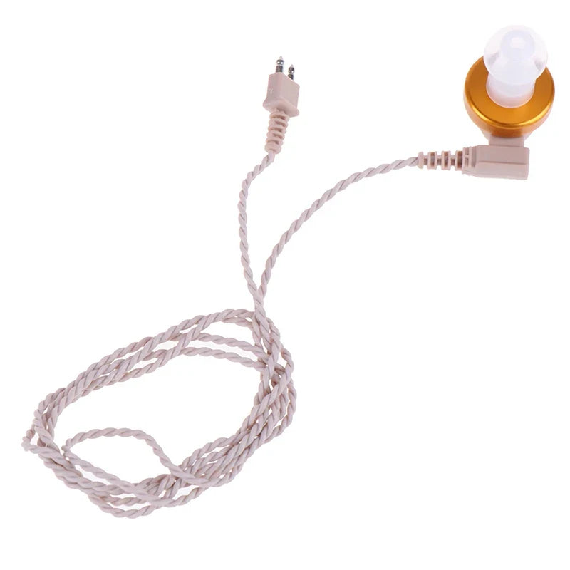 BTE Hearing Aid Receiver & Unilateral Cord Wire 2-Pin Speaker