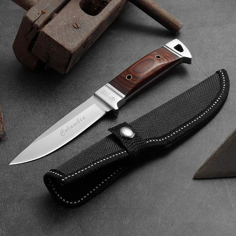 Handmade Forged Boning & Cleaver Knife – Stainless Steel Wood Handle