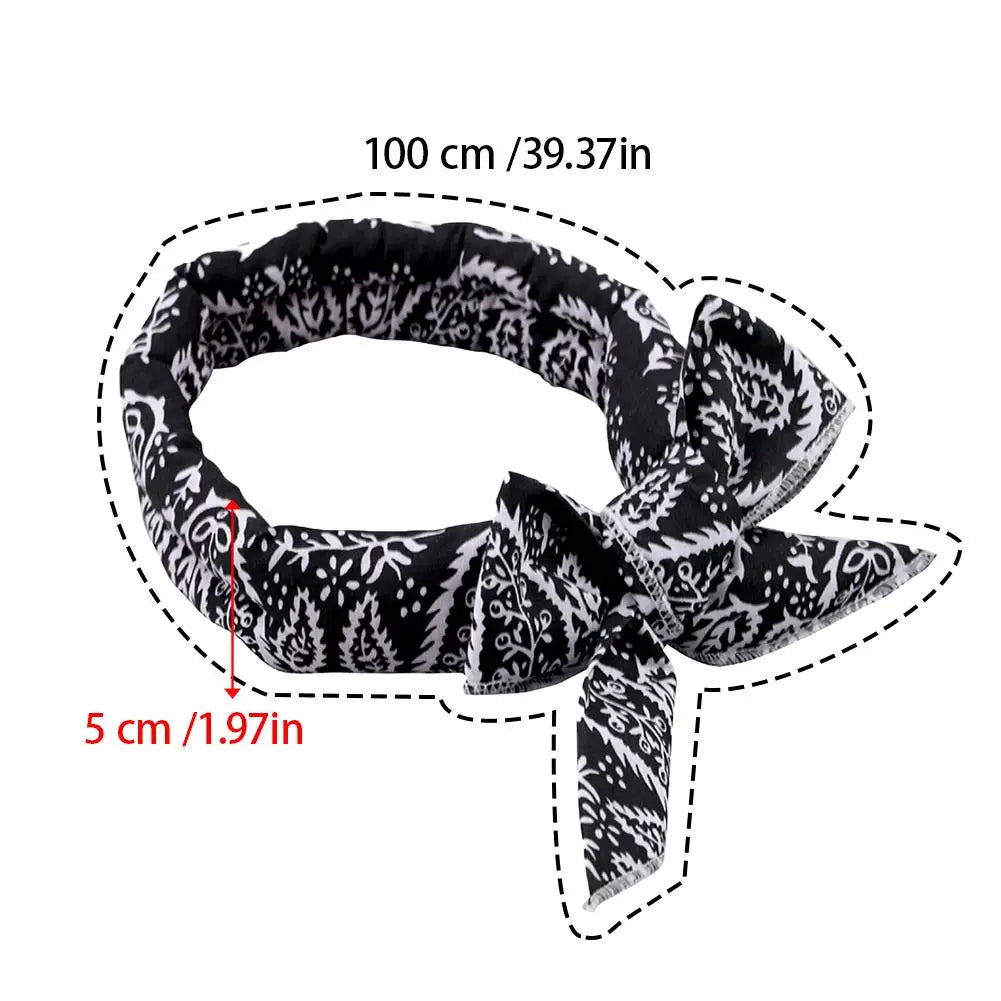 Dog Cooling Collar Summer Pet Cat Ice Scarf Animal People Outdoor
