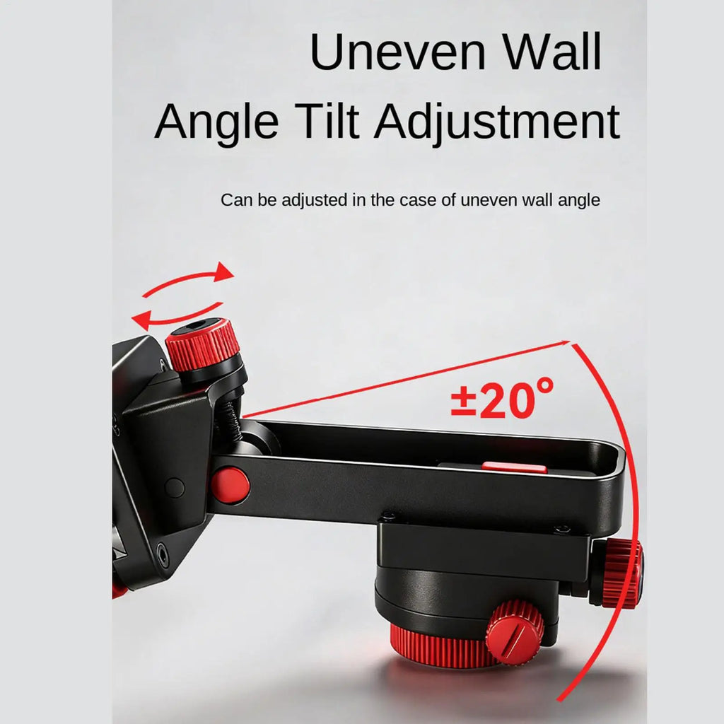 Magnetic Level Wall Mount Bracket | 360° Rotating Fine-Tuning