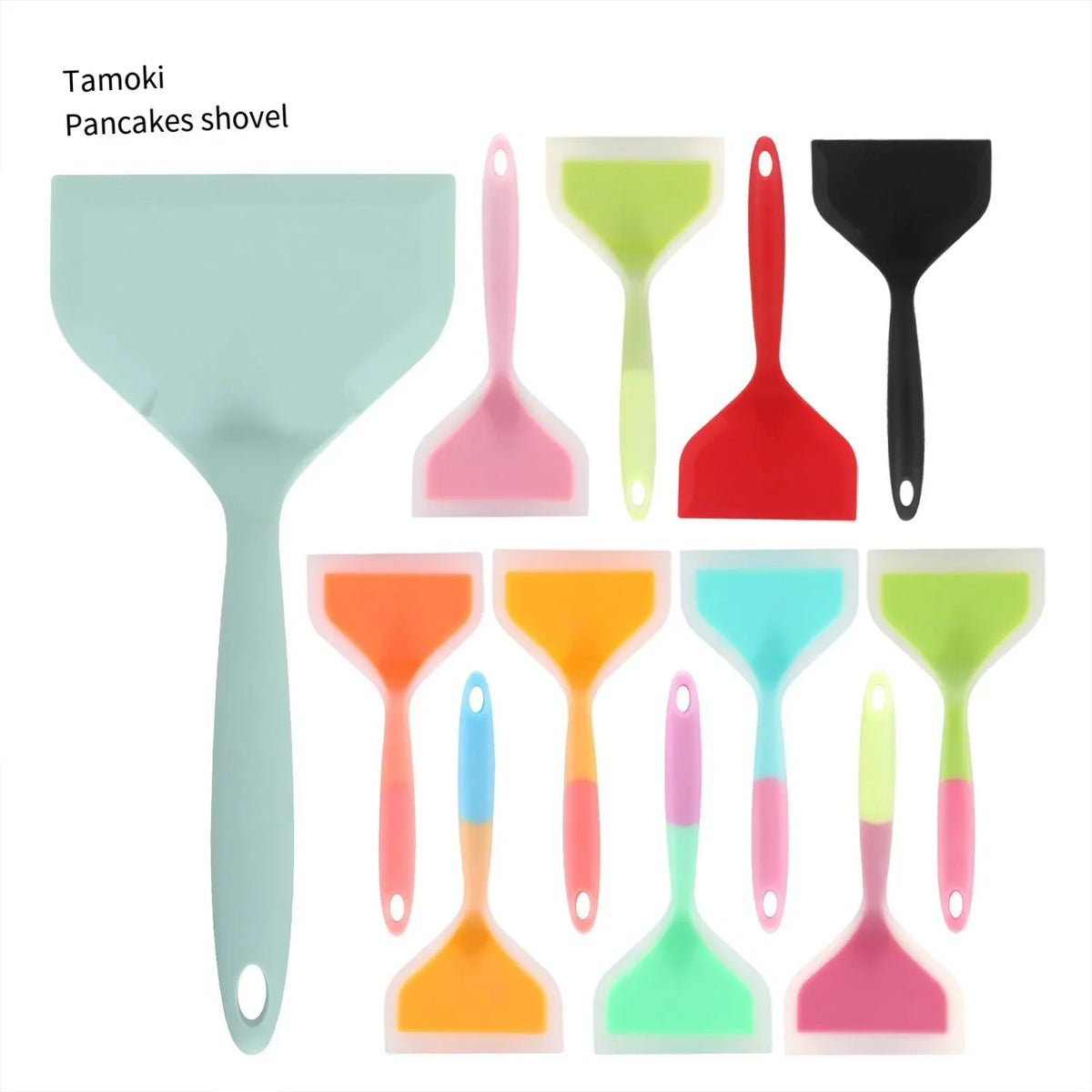 Wide Silicone Non-Stick Spatula – Kitchen Scraper Cooking Tool