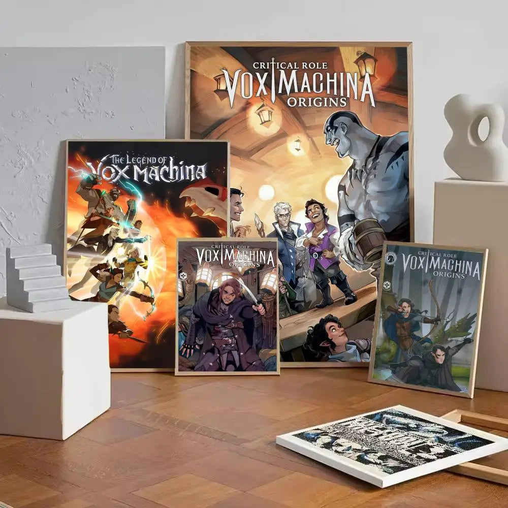 Legend of Vox Machina HD Poster Sticker – Self-Adhesive Wall Art