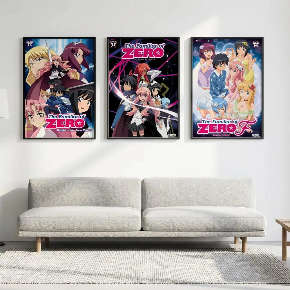 The Familiar of Zero HD Poster – Anime Wall Art Decor