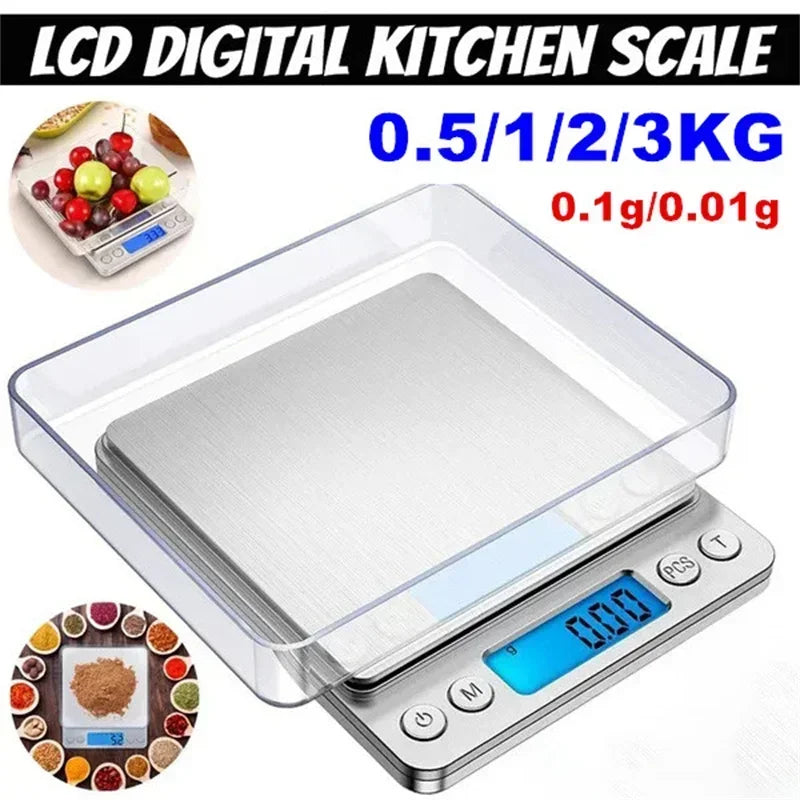 Mini Precision Digital Kitchen & Jewelry Scale 3000g/0.1g