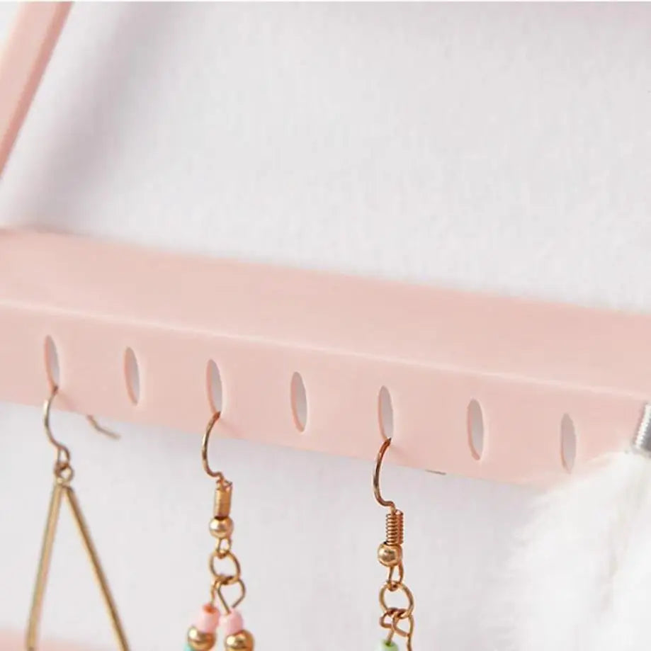 Earring Display Stand & Jewelry Organizer Rack – 4 Colors