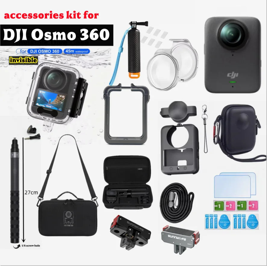 DJI Osmo 360 Invisible Dive Case & Accessories Kit – 45M