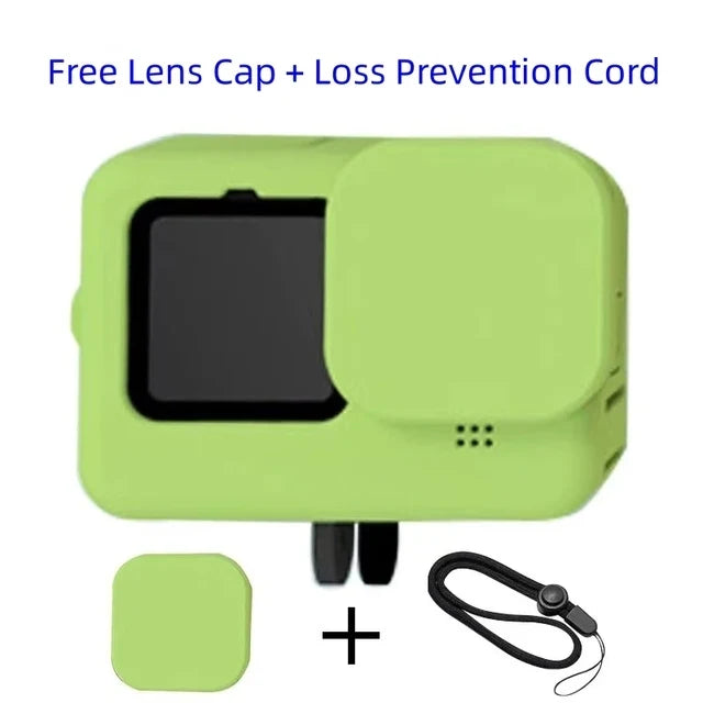 Soft Silicone Case Gopro Hero 12 11 10 Go 9 Protective Full Cover