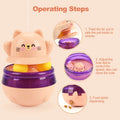 Pet Untoppleable Doll Cat Fun Intelligence Teasing Stick Leaky Food