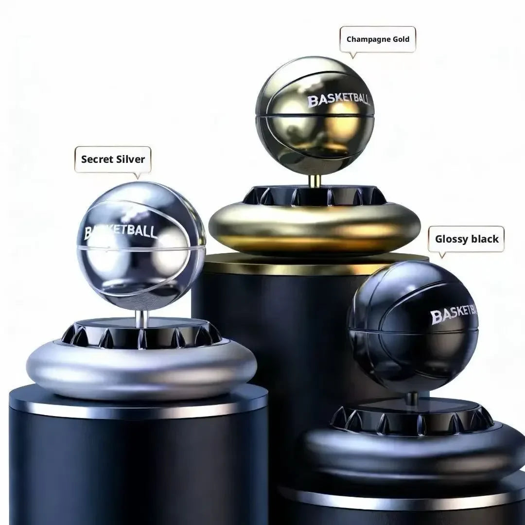 KOGADO Solar Rotating Basketball Car Air Freshener Diffuser