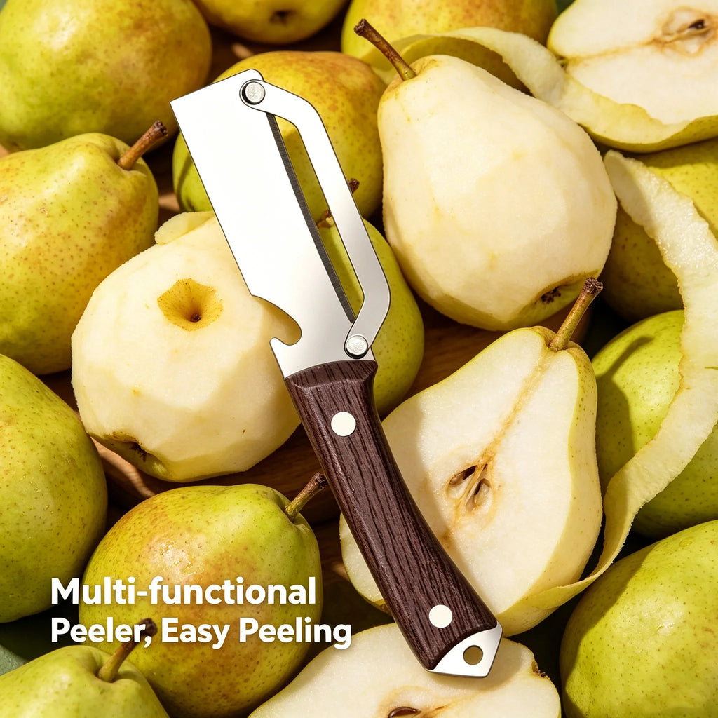 Multifunctional Fruit & Vegetable Peeling Knife – Stainless Steel