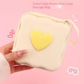 Cute 3D Heart Wave Charger Storage Bag | Travel Organizer