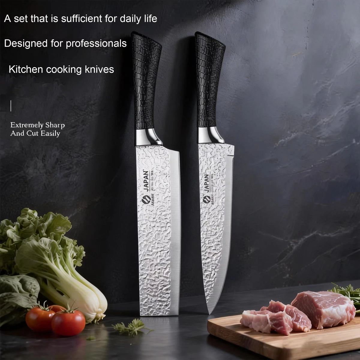 Japanese-Style Forged Stainless Steel Chef Knife | 18.7cm