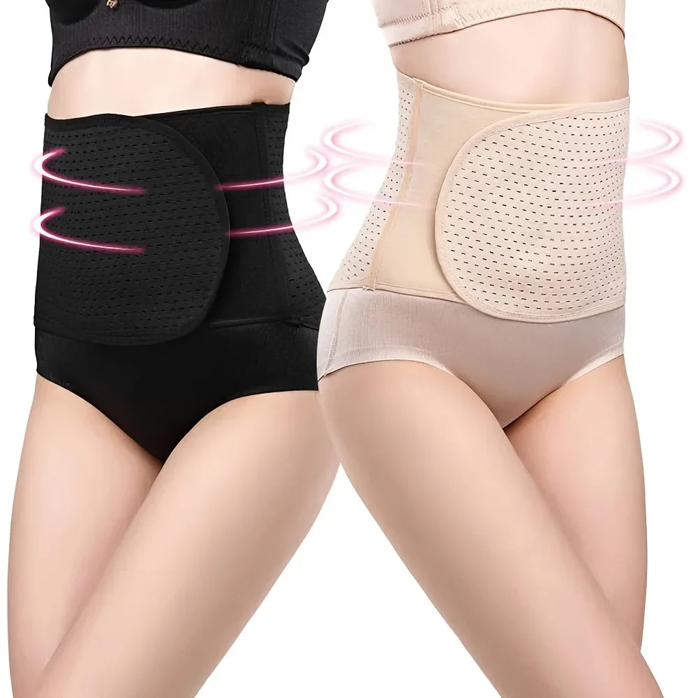 Adjustable Breathable Lumbar Support Belt | Black Polyester