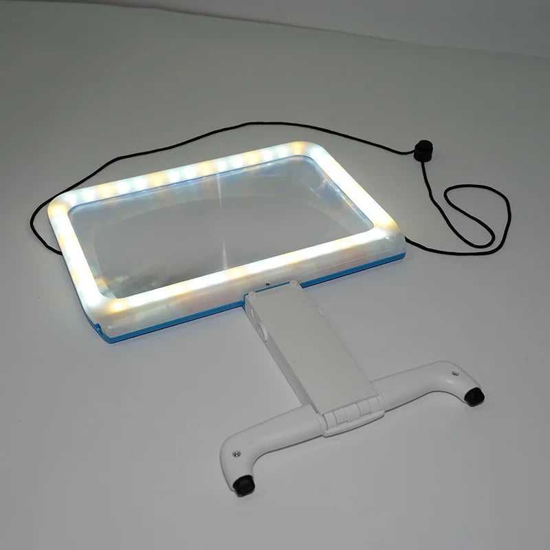2X Hands-Free Neck Magnifier – Flexible Magnifying Glass Loupe