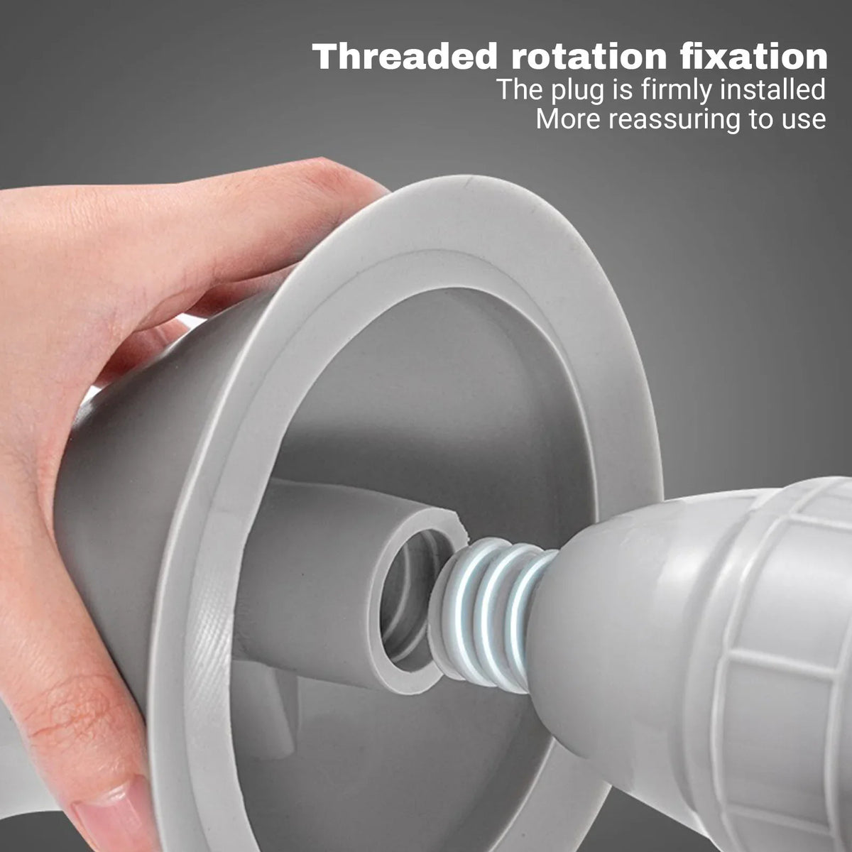 High-Pressure Toilet Plunger | Heavy-Duty Vacuum Suction Cup
