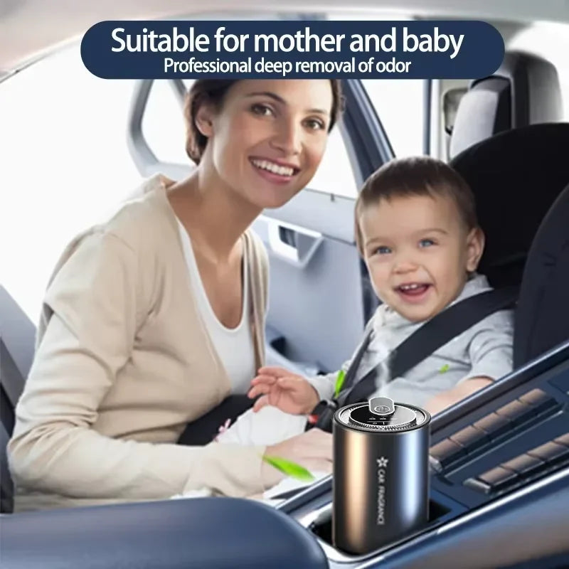 Car Aroma Diffuser LED Starry Projection Light & Humidifier