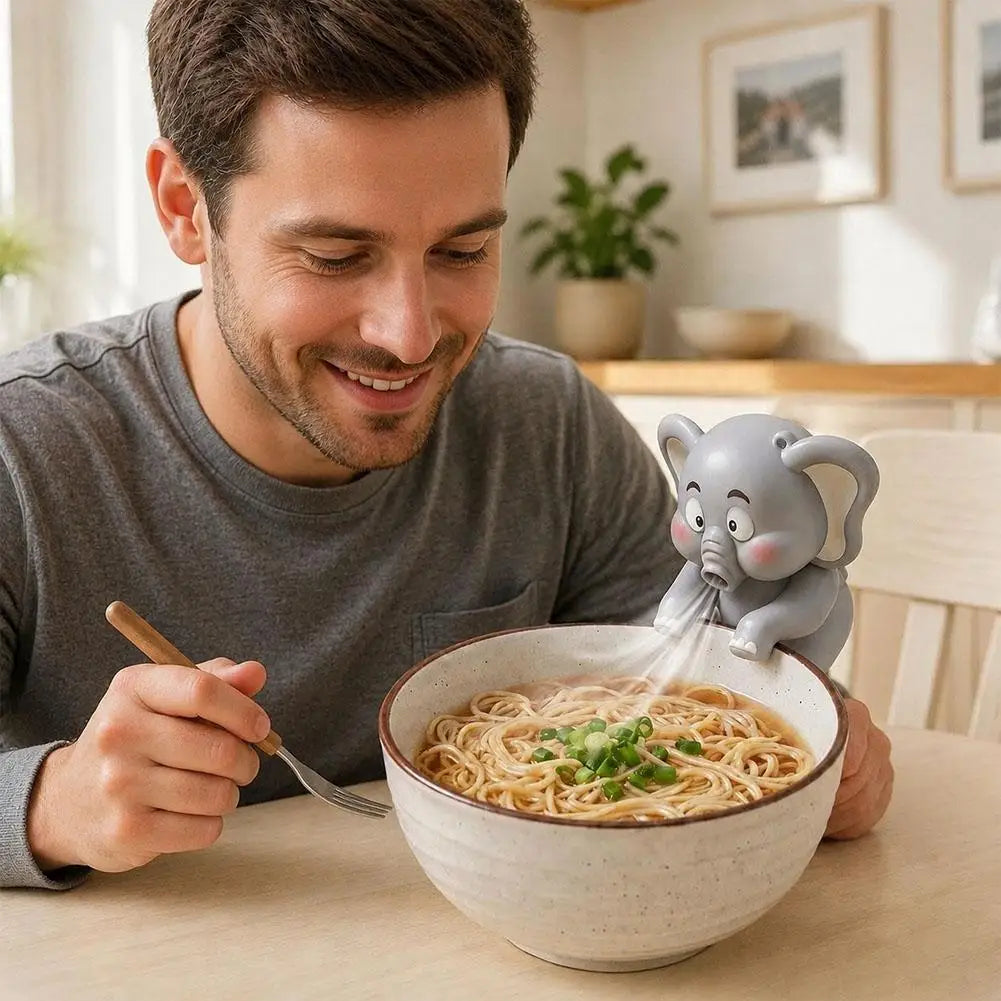 Mini Clip-On Food Cooling Fan – Dinosaur & Elephant USB