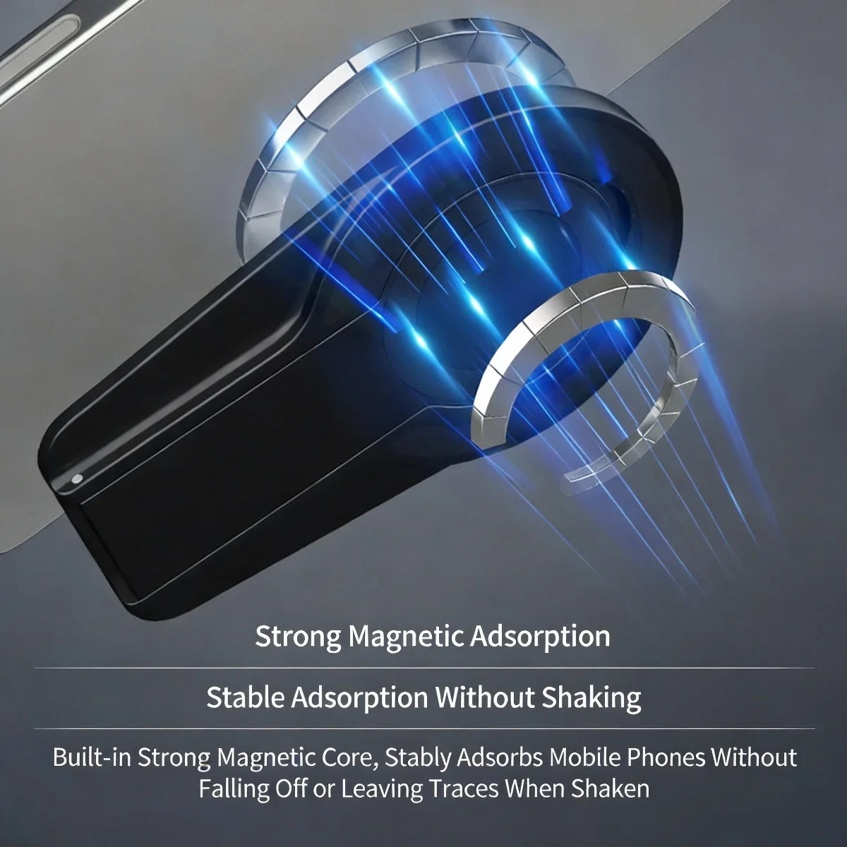 Foldable Dual Magnetic Phone Stand 360° Ring Holder for iPhone