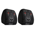Seat Headrest Protector Washable Breathable Car Pillowcase Funny