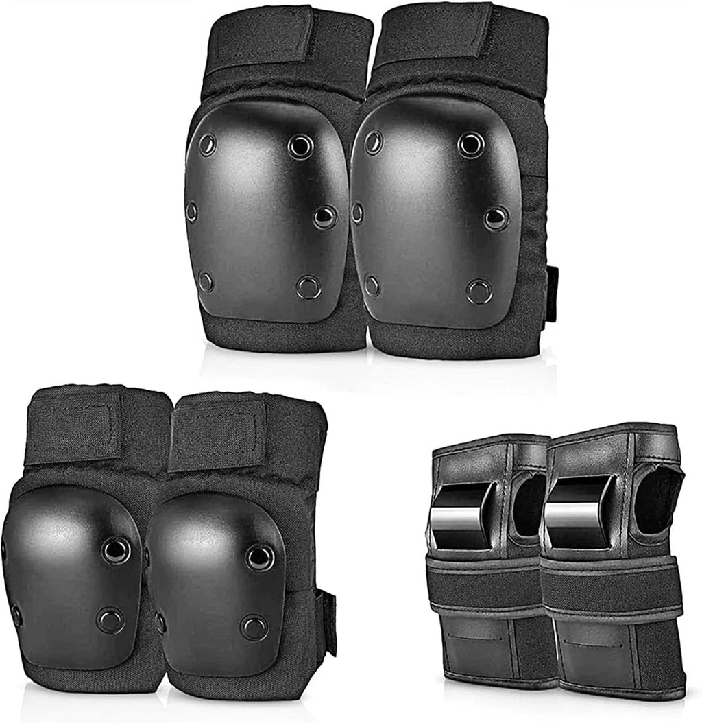 6-in-1 Knee Elbow Wrist Protective Gear Set – Adults & Youth