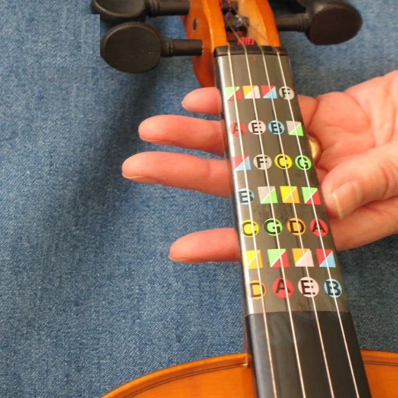 Violin Beginer Learning Tools 4 Fiddle Fingerboard Chord Note