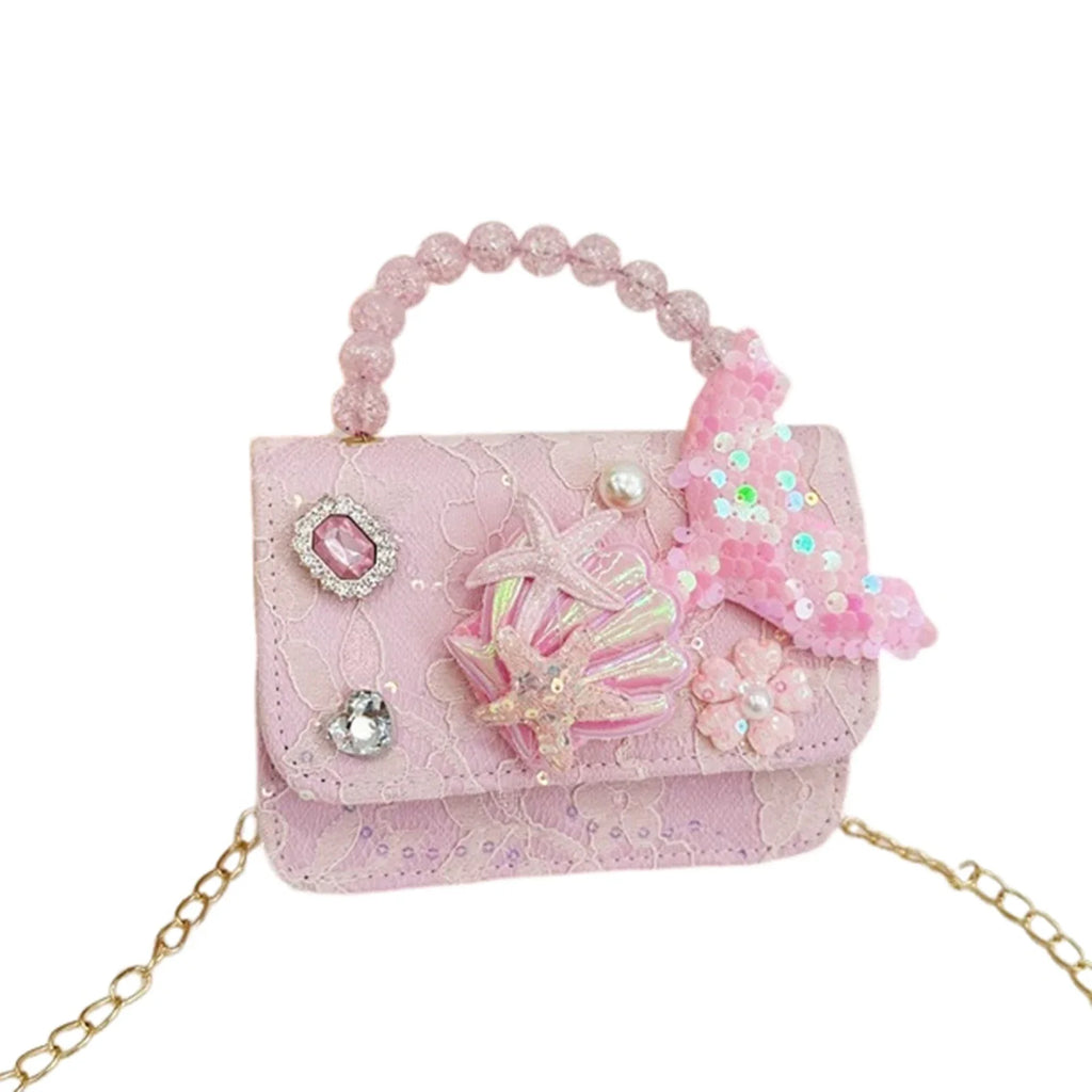 Girls Pearl Mini Crossbody Bag | Kids Purse Birthday Gift