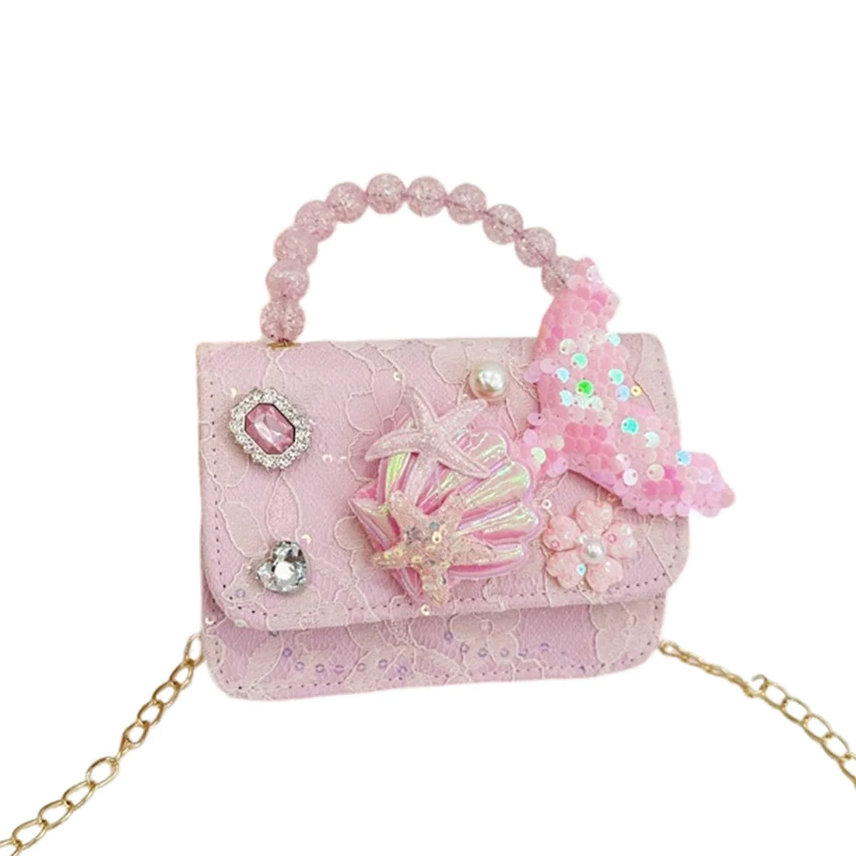 Girls Pearl Mini Crossbody Bag | Kids Purse Birthday Gift