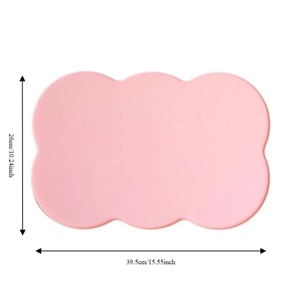 Silicone Pet Feeding Mat – Non-Slip Waterproof Cat & Dog Bowl Pad