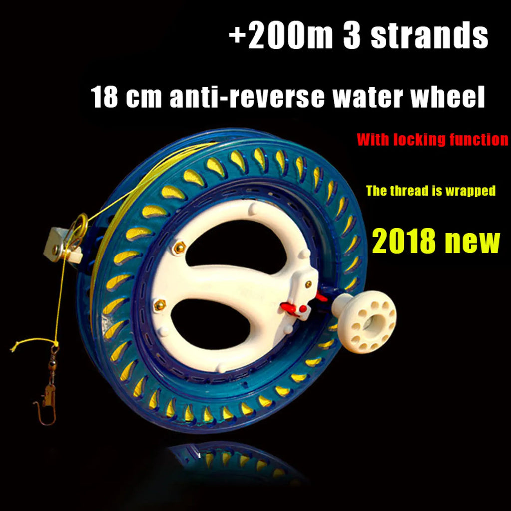 Outdoor Kite String Reel – Double Handle Ball Bearing Wheel