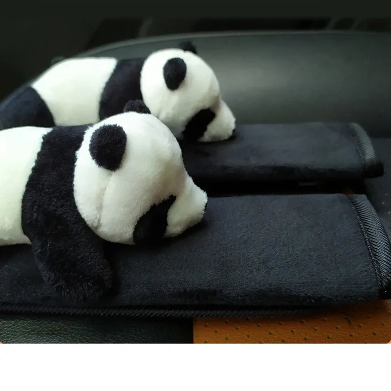 Automobile Safety Belt Decoration Cartoon Panda Shoulder Pad Plush