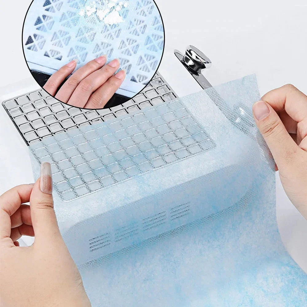 100-Pack Nail Dust Collector Filter Papers – Replacement Filters