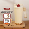 Stainless Steel Coffee Milk Leak Proof Stir Cup Outdoor Office
