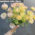 Artificial Crab Claw Chrysanthemum Faux Flower Bouquet | Home Decor