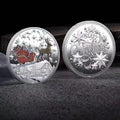 Merry Christmas Gold Metal Commemorative Coin | Holiday Gift