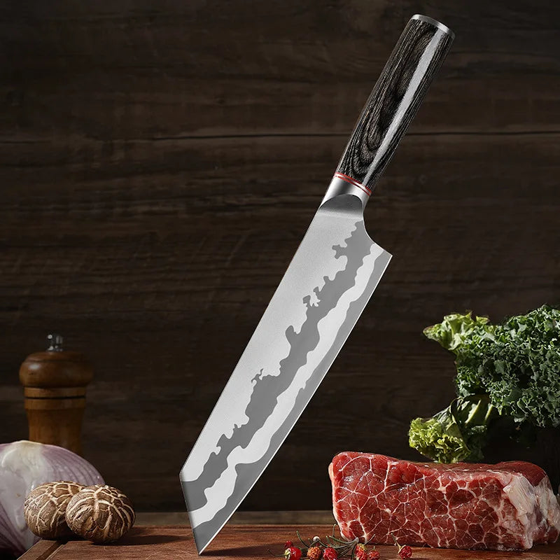XUAN FENG Folding Fruit Knife – D2 Steel & Wooden Handle
