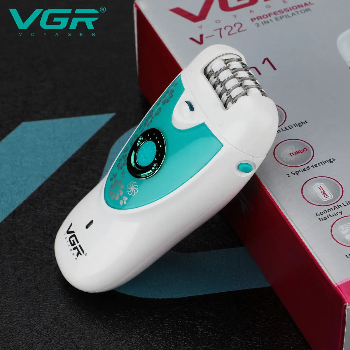 VGR V-722 Women's Multi-Function Electric Shaver & Epilator