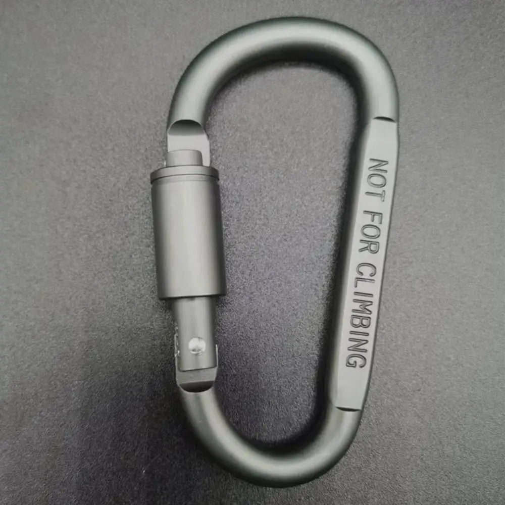 Aluminium Alloy Sports Keychain Multi Colors Lock D-shape Carabiner