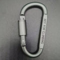 Aluminium Alloy Sports Keychain Multi Colors Lock D-shape Carabiner
