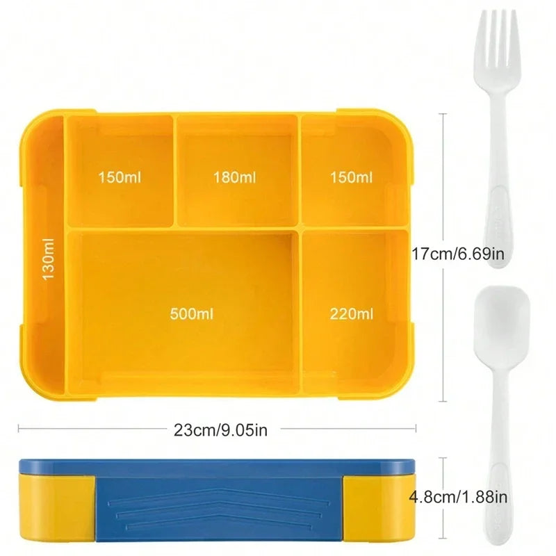 Bento Box Adult Lunch Containers 6 Compartment Adults Kids Toddler