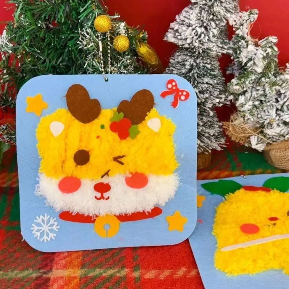 Non-woven Fabric Christmas Sewing Fun Threading Handicrafts DIY