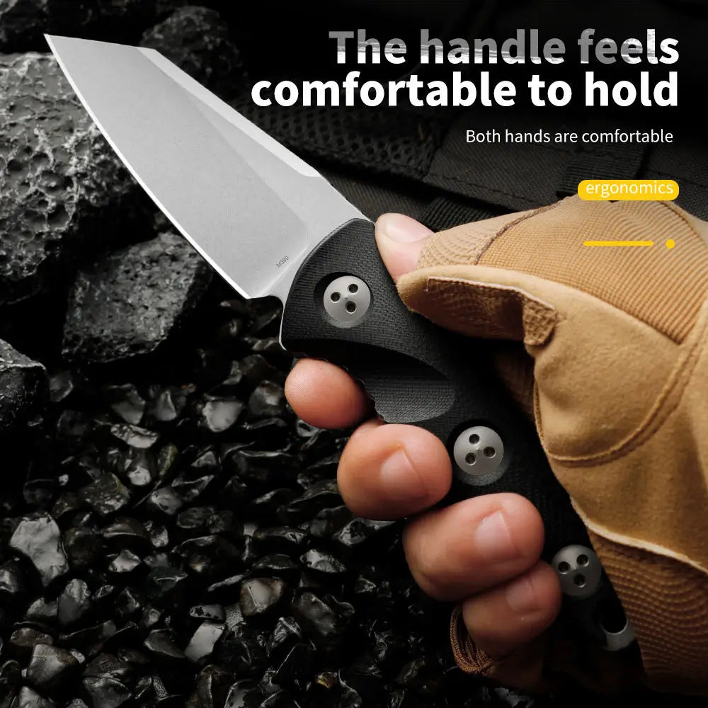 M390 Fixed Blade Knife – Carbon Fiber Sheath & G10 Handle