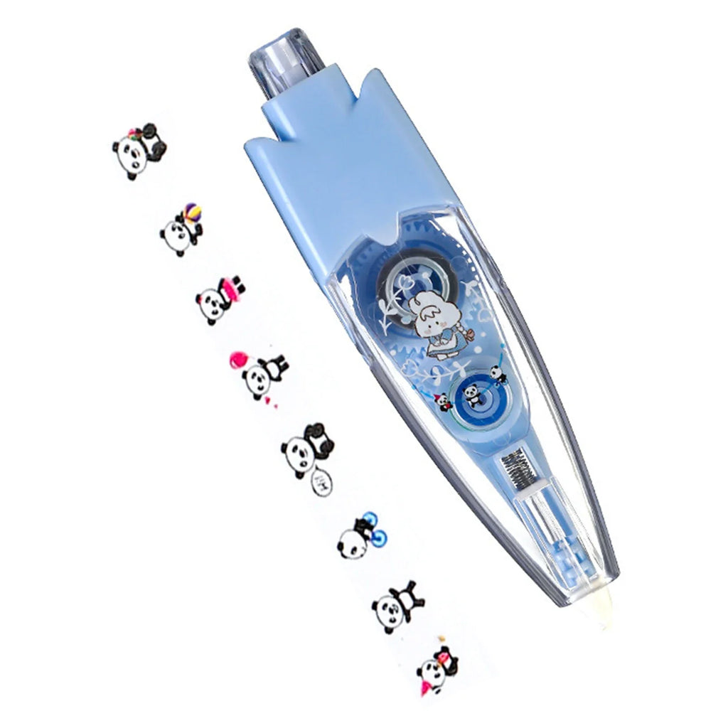 Cute Animal Press Decorative Tape Pen | DIY Stationery