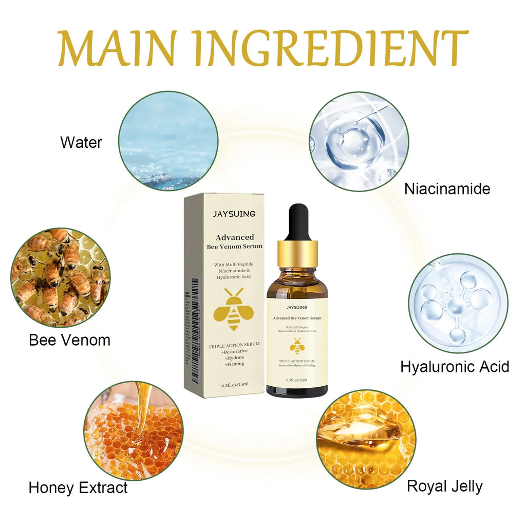 1 2 Bee Venom Facial Serum Face Essence Wrinkle Reduction Skin