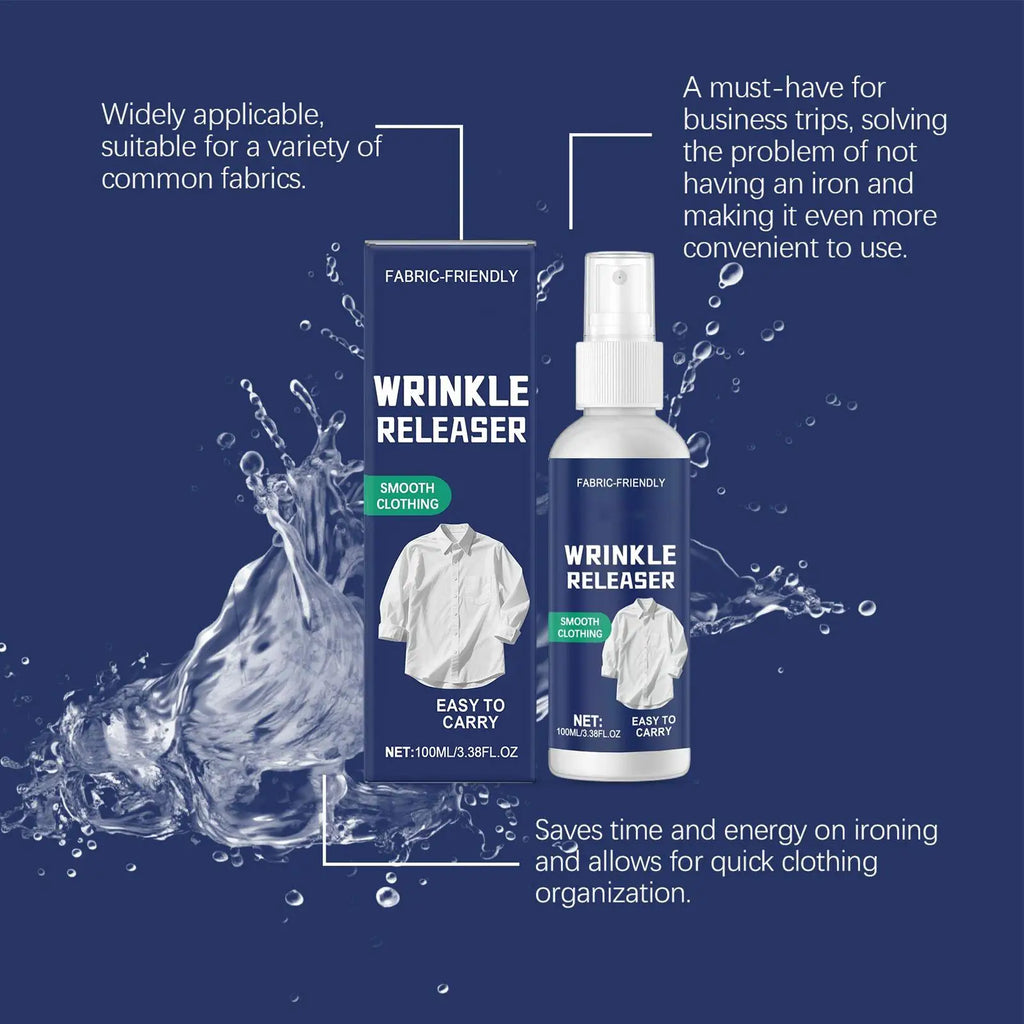 Light Scented Ironing Spray 100ml – Travel Wrinkle & Static Spray