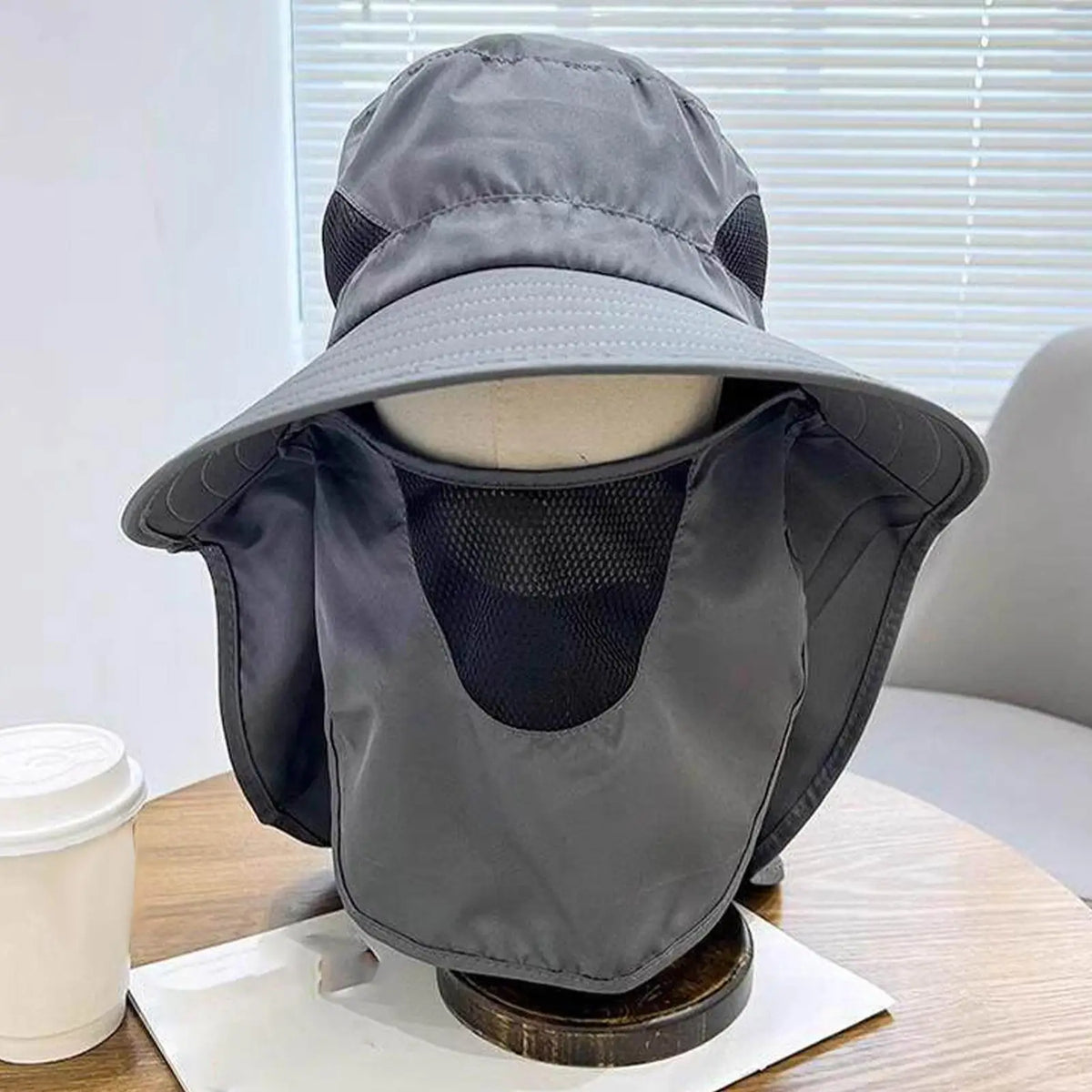 UPF 50+ Fishing Hat | Wide Brim Neck Flap Sun Hat