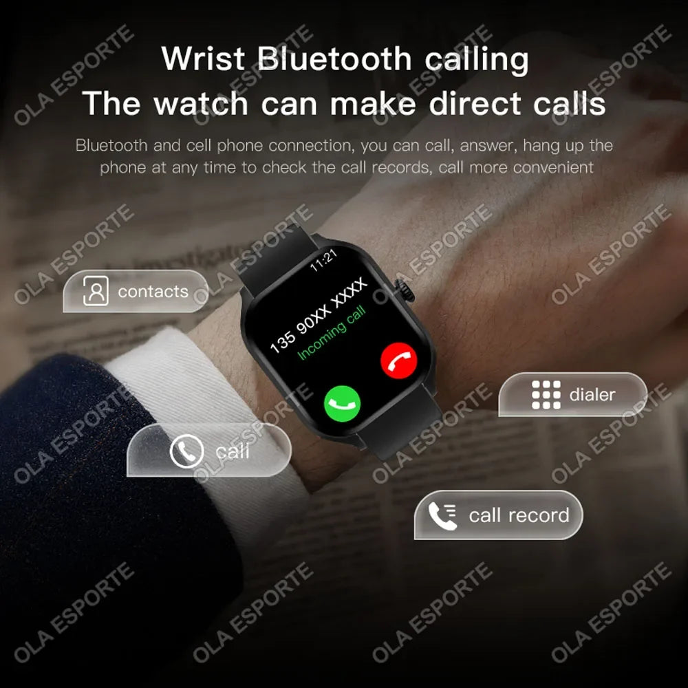 Ola Esporte 2.01" AMOLED Smartwatch | Bluetooth Calls & Fitness