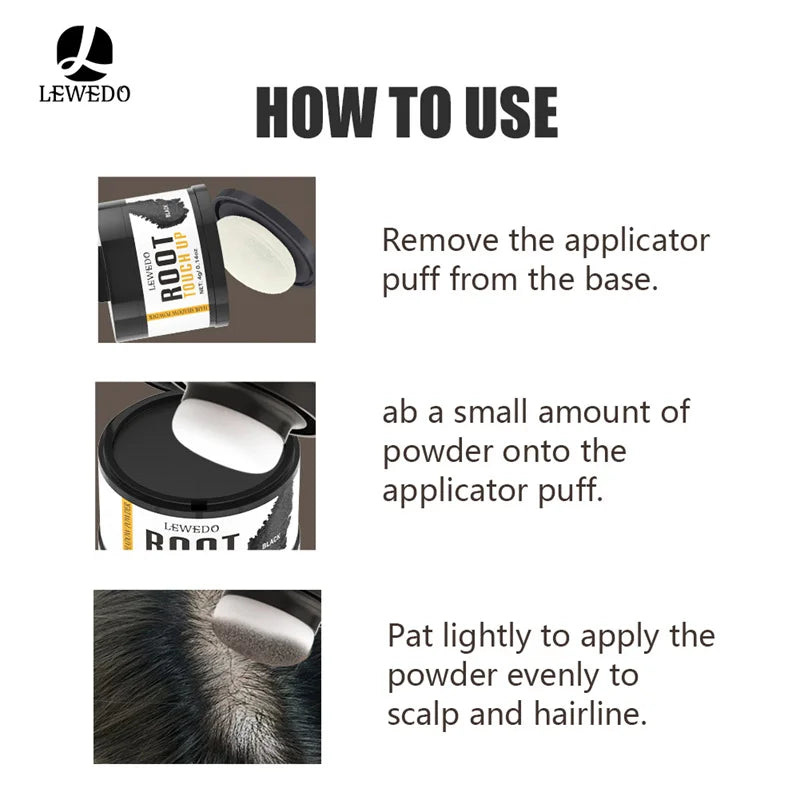 Hairline Shadow Powder 4g – Waterproof Root Cover & Concealer